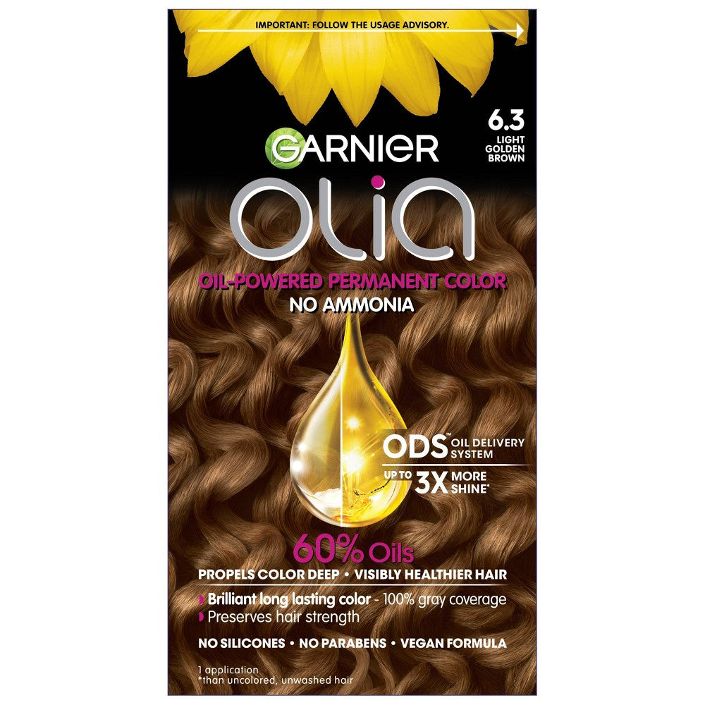 GARNIER HAIRCOLOR Garnier Olia Haircolor : LIGHT GOLDEN BROWN Pack 12