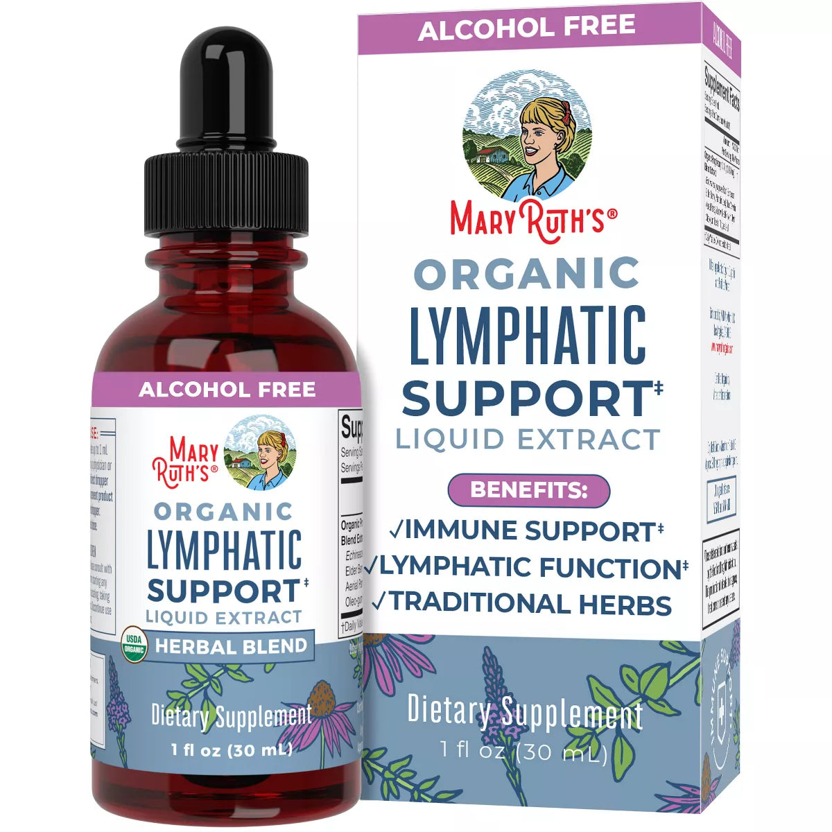 Mary Ruth Lymphatic Cleanse Drops, 1 oz Pack 144 Size 24 mo