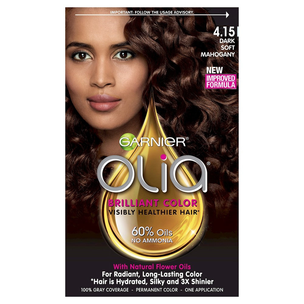 GARNIER HAIRCOLOR Garnier Olia Haircolor : DARK SOFT MAHOGANY Pack 12