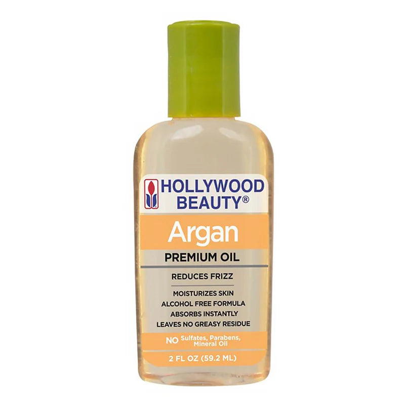 Hollywood Beauty Oils Argan Oil 2 Oz. 6 Pc. Display Cs/72