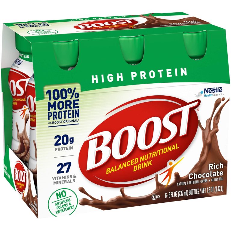 Nestle  Boost-Bottles High Protein Chocolate 4x6ct Unit 24