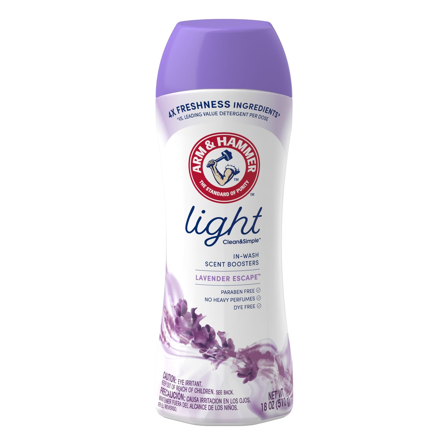 Arm & Hammer In-Wash Freshness Booster Light Lavender Escape 18OZ  Pack 6