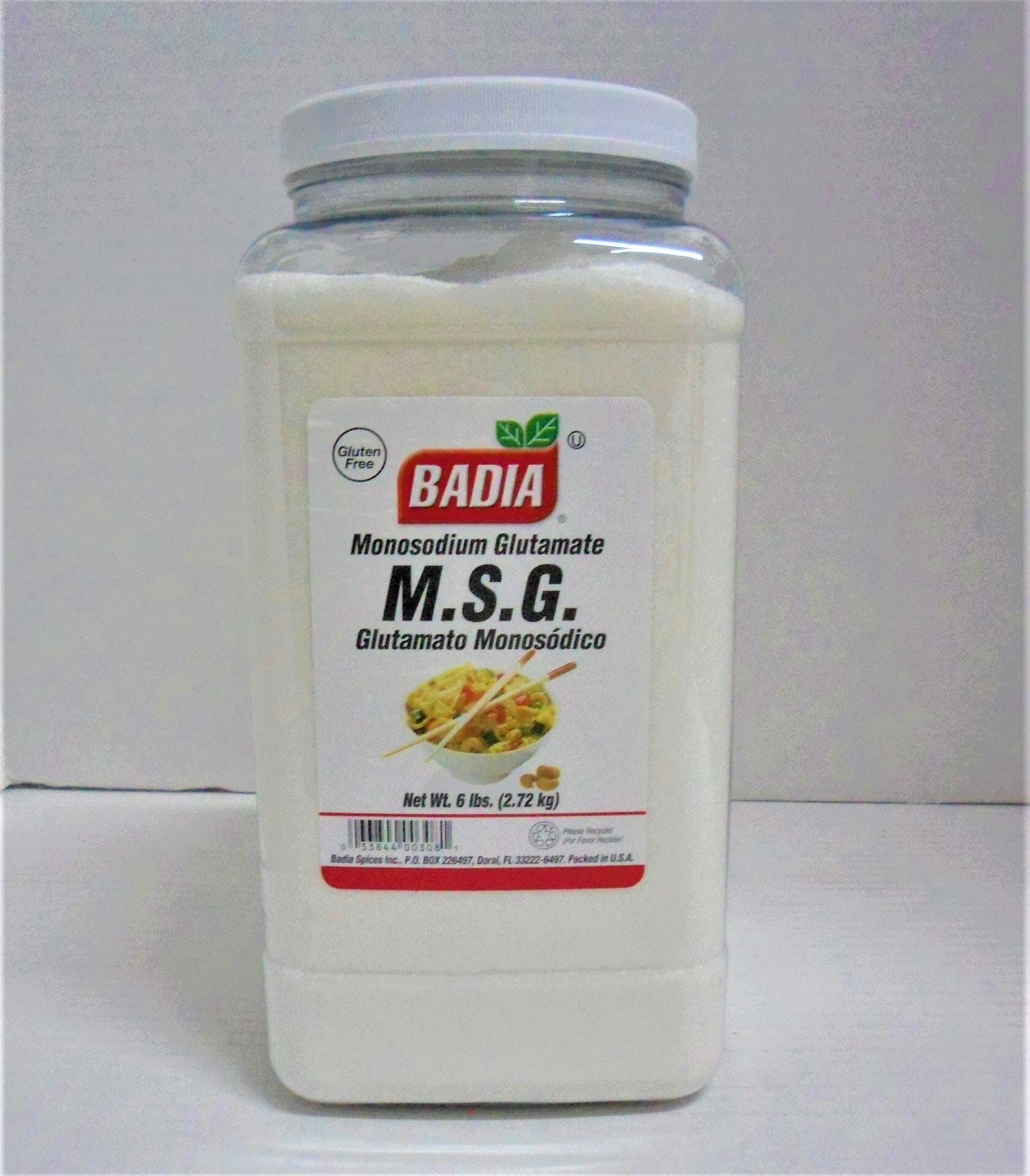 MONOSODIUM GLUTAMATE (M.S.G.) 6lbs