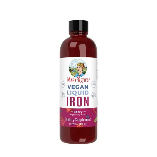 Mary Ruth Iron Liquid, Berry, 16 oz Pack 20 Size 24 mo