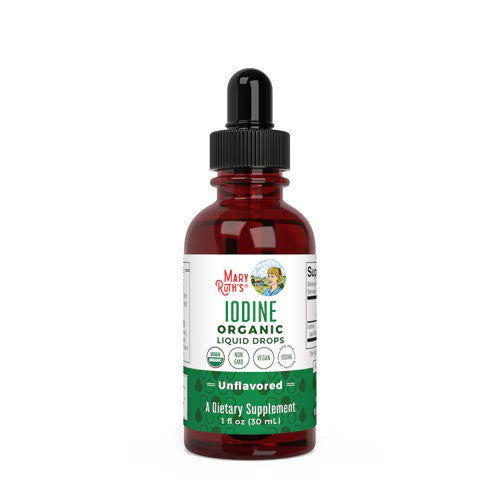 Mary Ruth Iodine Drops, Unflavored, Org, 1 oz Pack 144 Size 24 mo