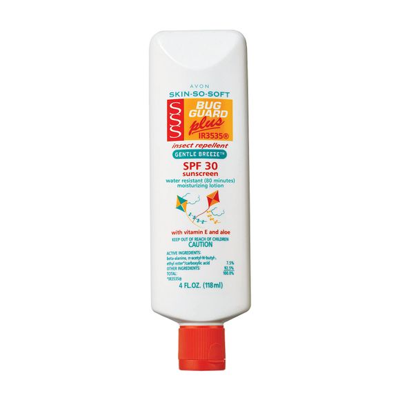 Avon Skin So Soft Bug Guard Plus IR3535® Gentle Breeze® SPF 30 Lotion 4oz