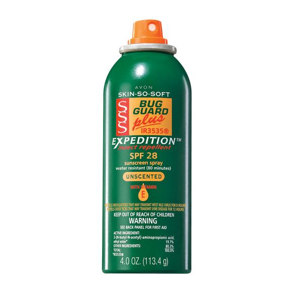 Avon Skin So Soft Bug Guard Plus IR3535® Expedition™ Aerosol Spray SPF 28 4oz