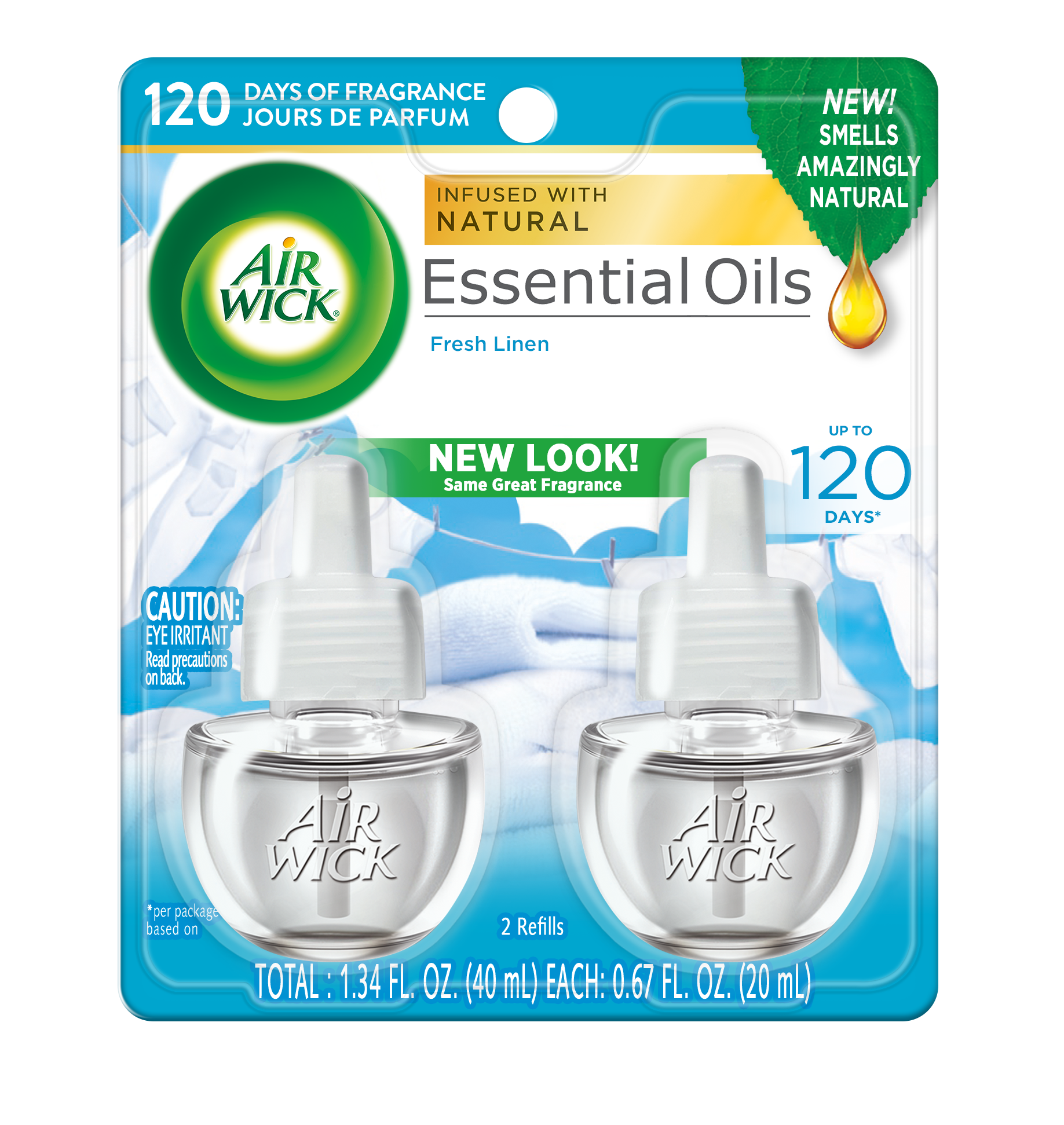 AIR WICK® Scented Oil - 0+1 / 8mL Fresh Linen 16/1 ct.