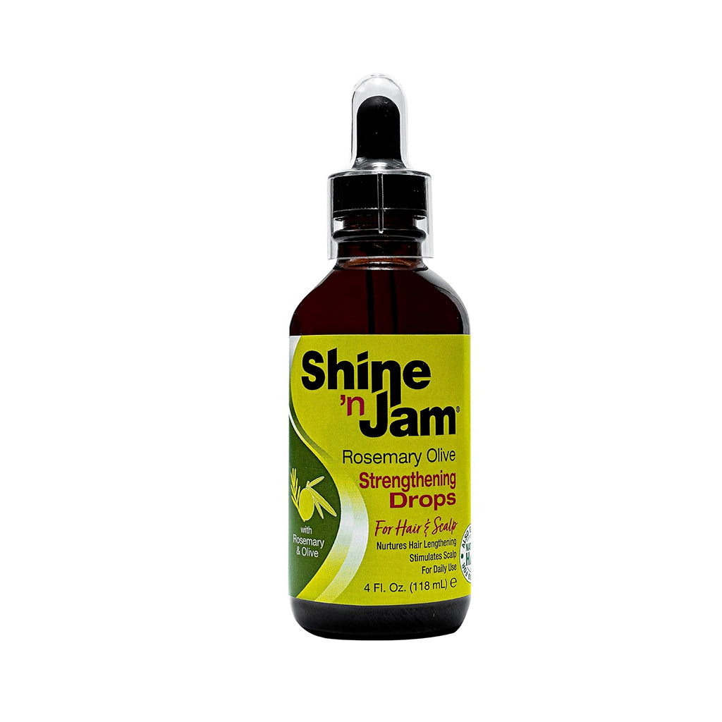 Ampro Shine 'n Jam Strengthening Hair Drops Rosemary Olive 4oz