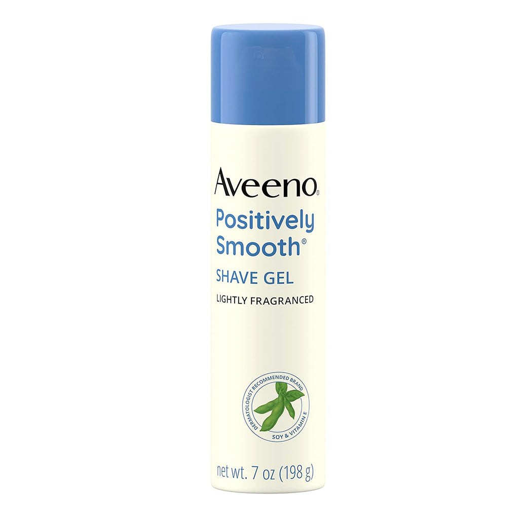 Aveeno Positively Smooth Moisturizing Shave Gel with Aloe Lightly Scented Pack 24 Size 7oz