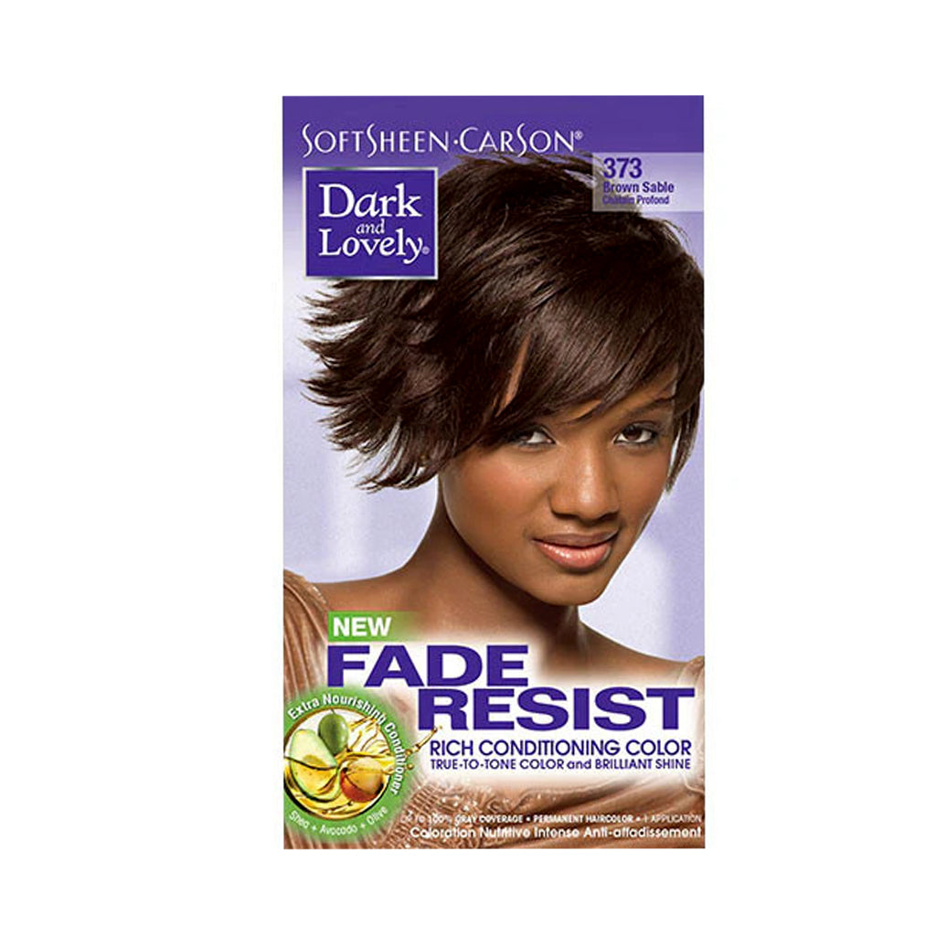 Softsheen Carson Dark & Lovely Fade Resist Hair Color 373 Brown Sable 1.86oz