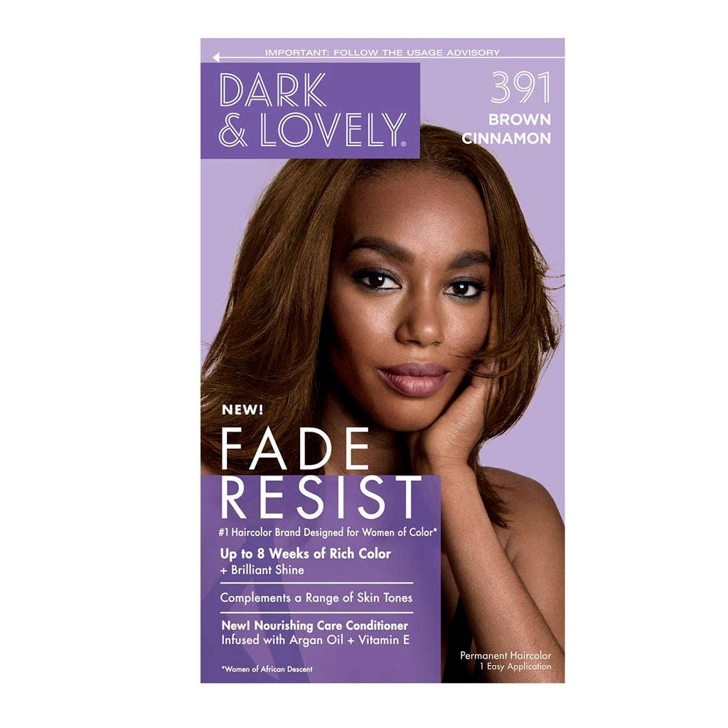 Softsheen Carson Dark & Lovely Fade Resist Permanent Hair Color 391 Brown Cinnamon 1.86oz