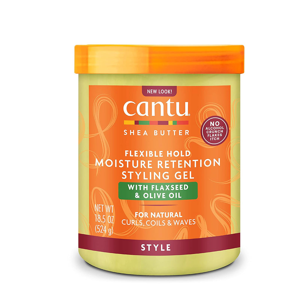 Cantu Flaxseed & Olive Oil Braiding Styling Gel Pack 12 Size 18.25oz