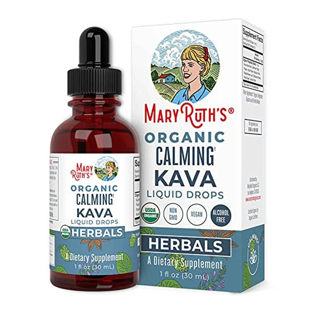 Mary Ruth Kava Drops, Org, 1 oz Pack 24 Size 24 mo