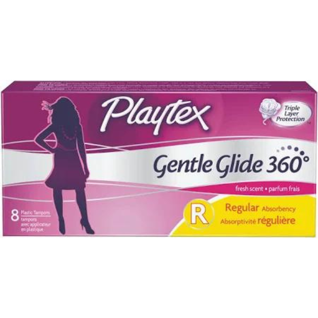 Playtex Simply Gentle Glide Regular 8 CT Pack of 10