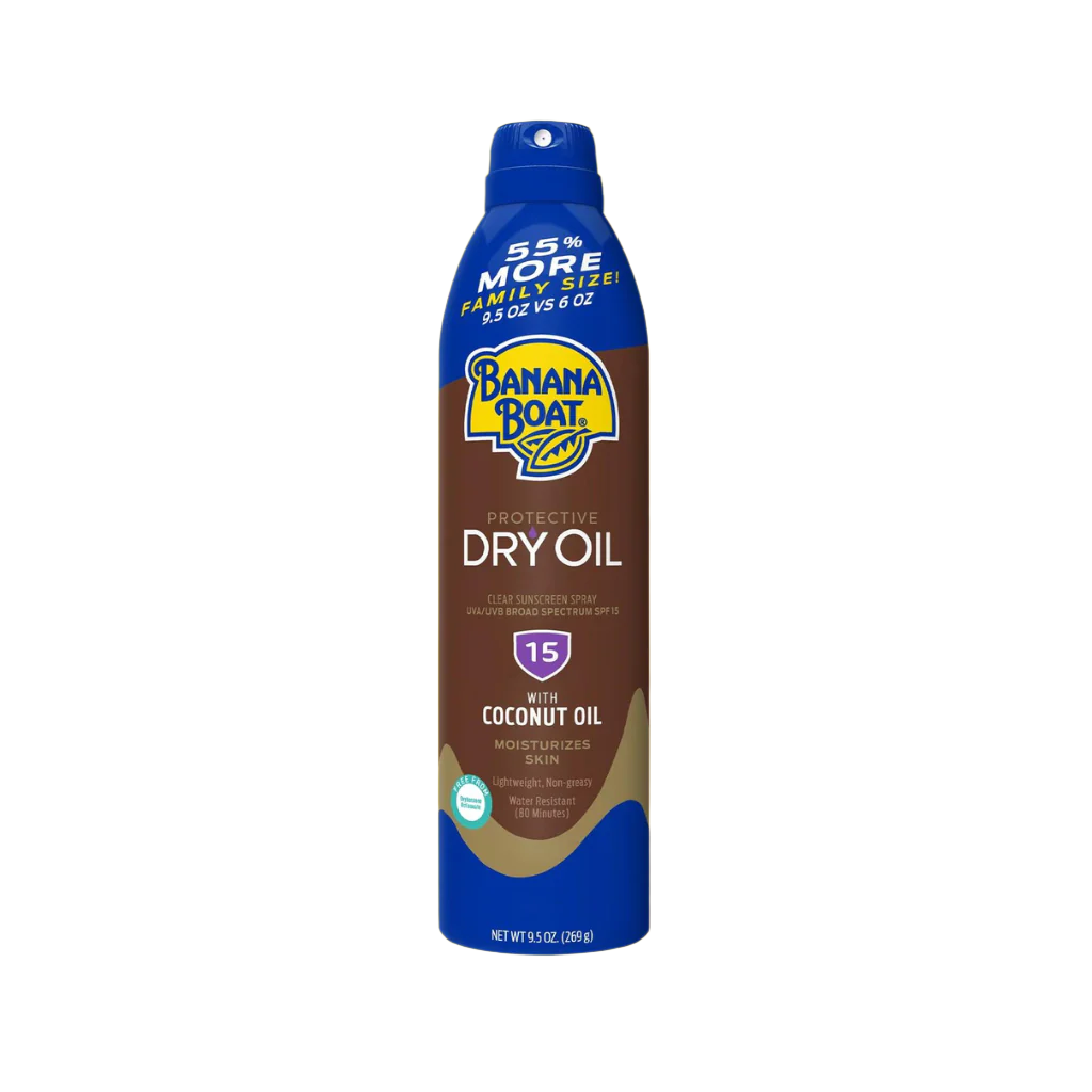 Banana Boat Dry Oil Spray SPF 15 6OZ US 12 Cases