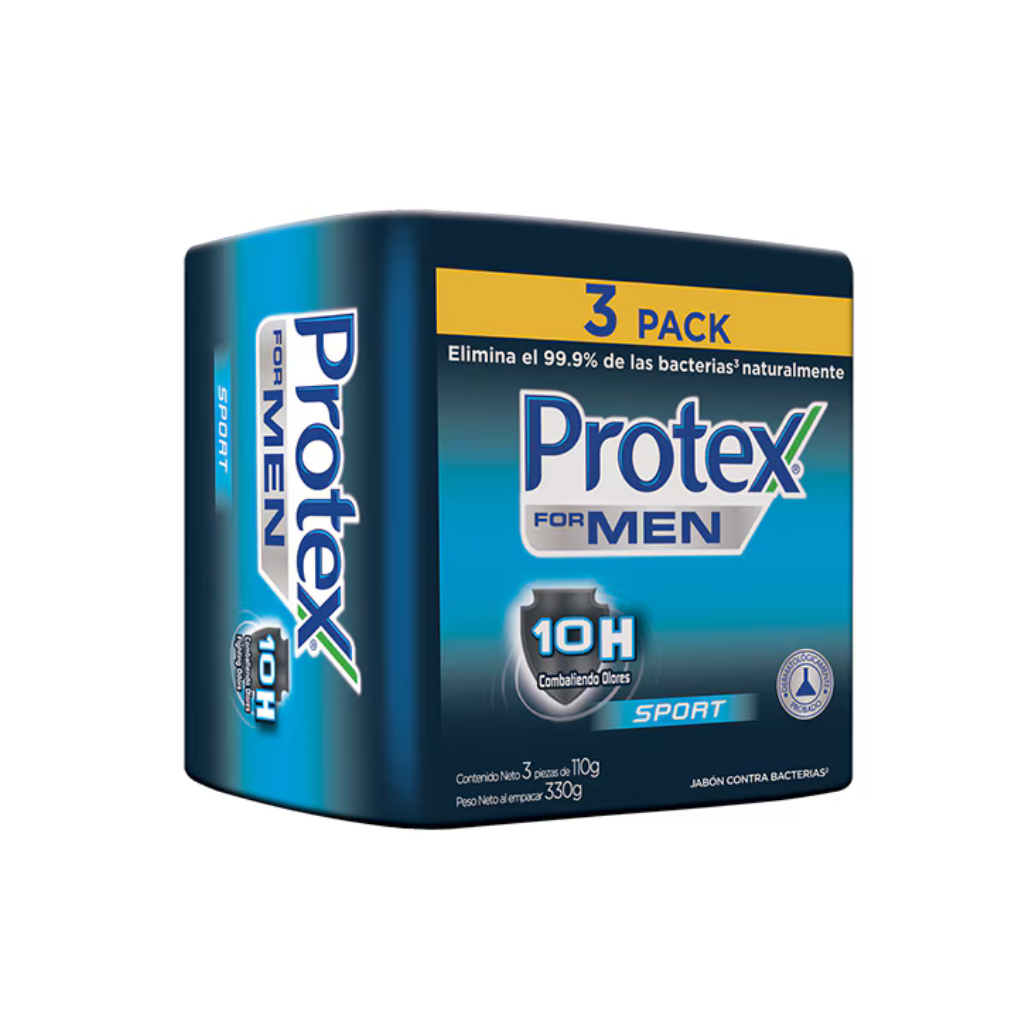 Protex Men Sport Bar Soap 110G 3PK