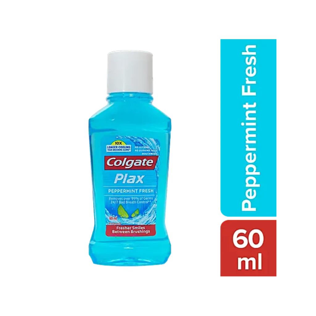 COLGATE-TOTAL MW 60ML CS SP PEPPERMINT 24CT