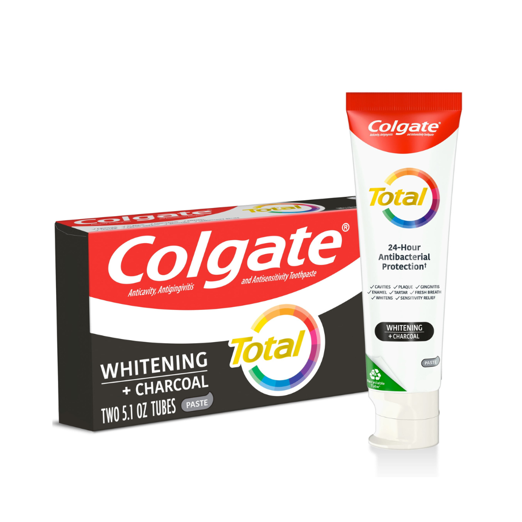 Colgate Total Whitening Charcoal Toothpaste 5.1 oz CS SP