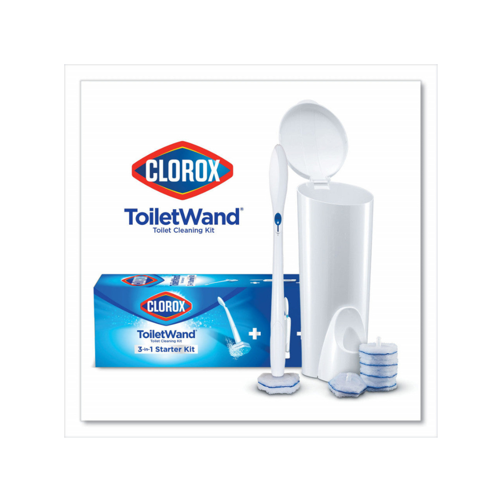 Clorox Toilet Wand Disposable Toilet Cleaning Starter Kit 6/1ct