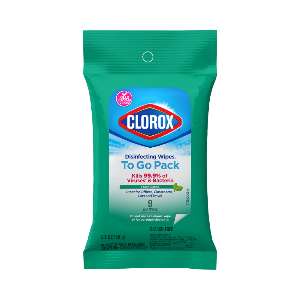 Clorox Disinfecting Wipes To Go Pack Fresh Scent 24/9ct