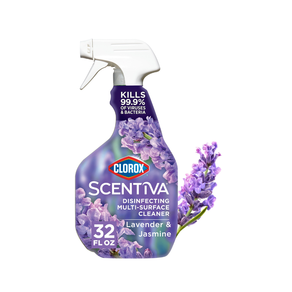 Clorox Scentiva Multi-Surface Cleaner Spray Tuscan Lavender Jasmine 6/32fl oz