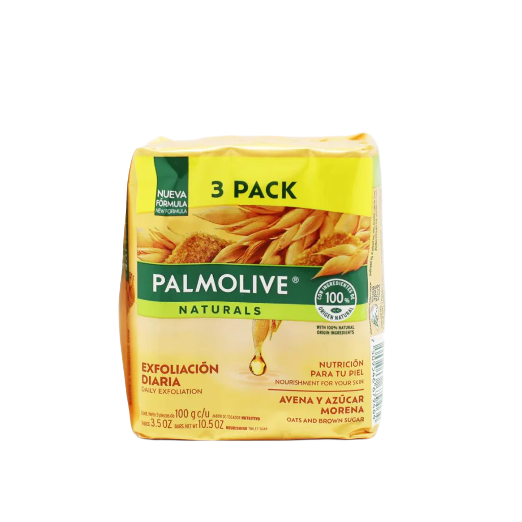 Palmolive Naturals Bar Soap Oats & Brown Sugar 3x100g