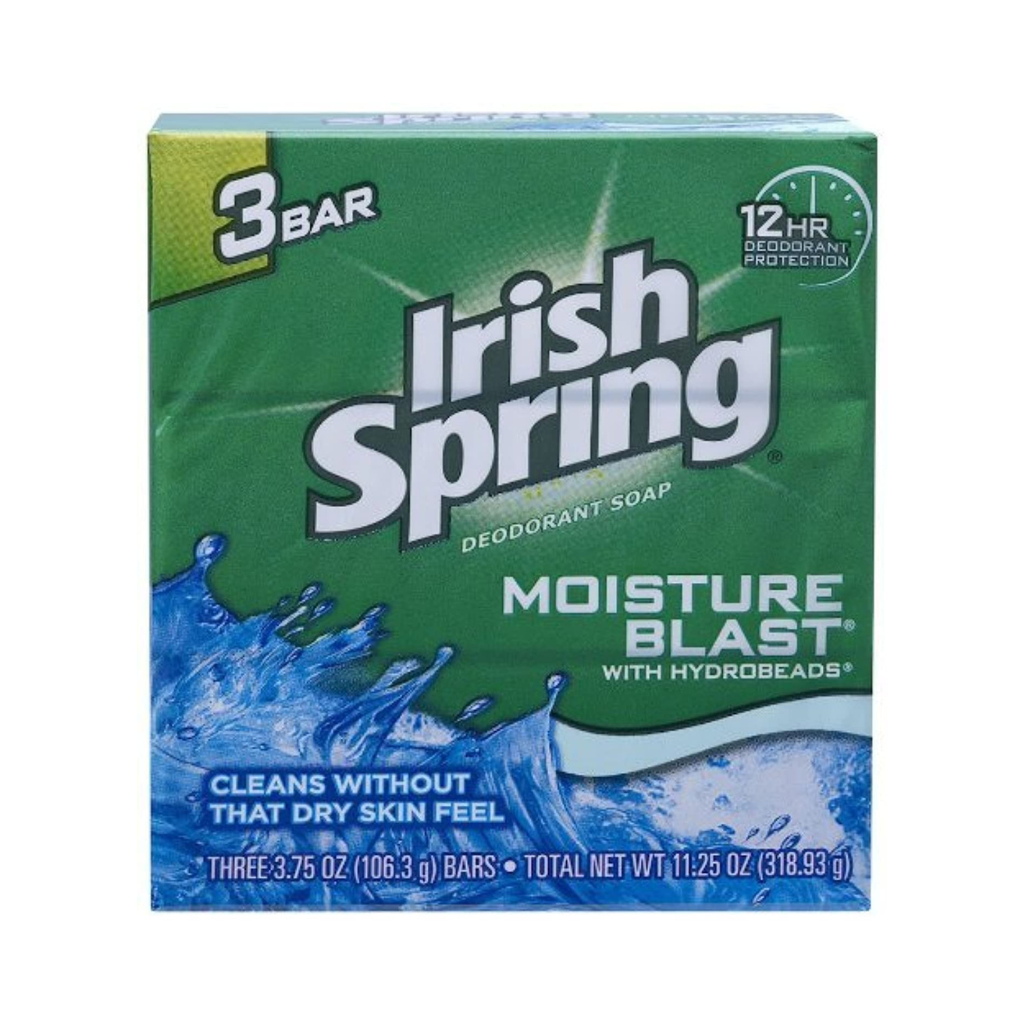 Irish Spring Moisture Blast 3PK 3.75oz