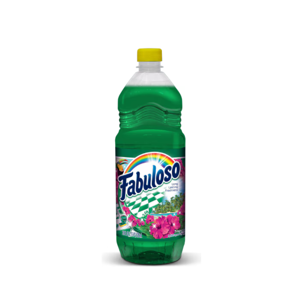 Fabuloso Multi-Purpose Cleaner, 2X Concentrated Formula, Tropical Spring Scent 28fl oz