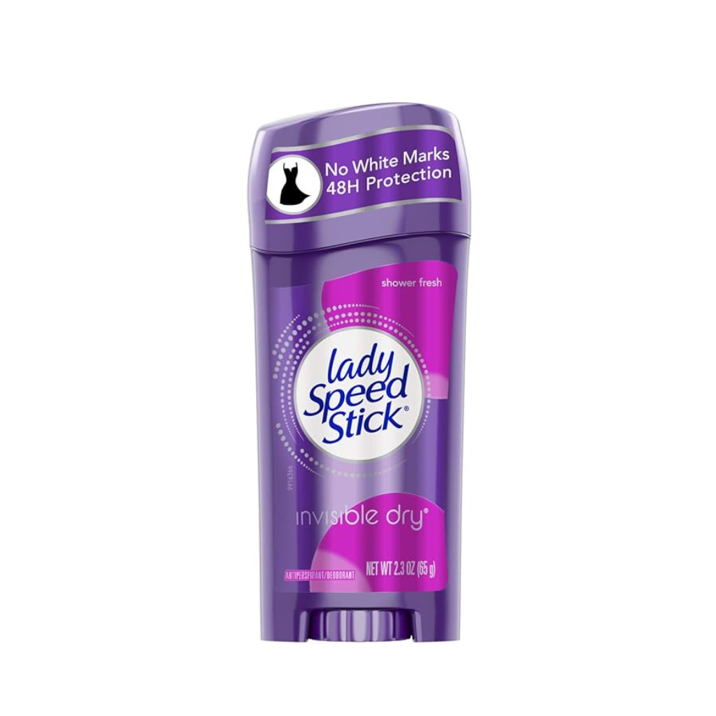 Lady Speed Stick Invisible Dry, Shower Fresh, 2.3 OZ