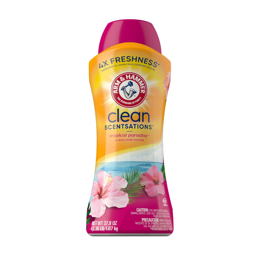 Arm & Hammer In-Wash Freshness Booster Tropical Paradise 37.8oz Pack 4