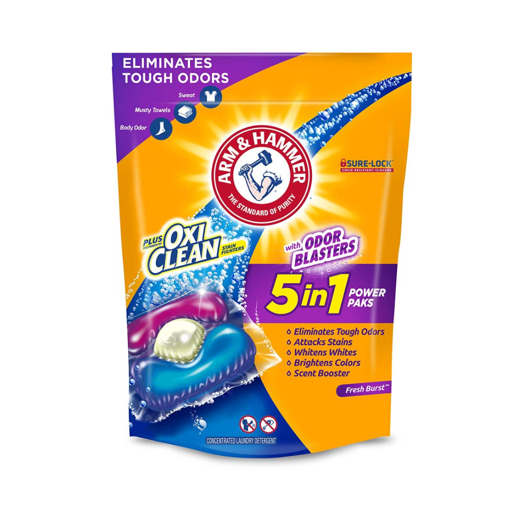 Arm & Hammer Oxi Clean Odor Blasters 5 in 1 42ct Pack 4