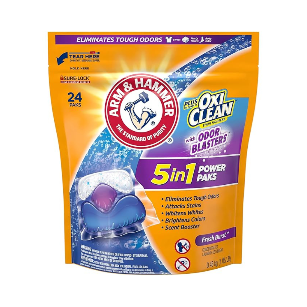 Arm & Hammer Odor Blasters 5 in 1 24ct  Pack 4