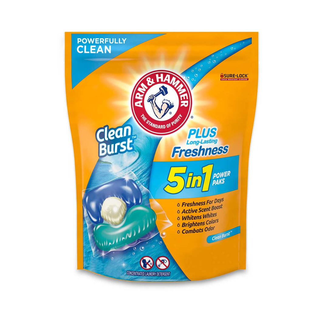 Arm & Hammer Clean Burst 5 in 1 14ct  Pack 4