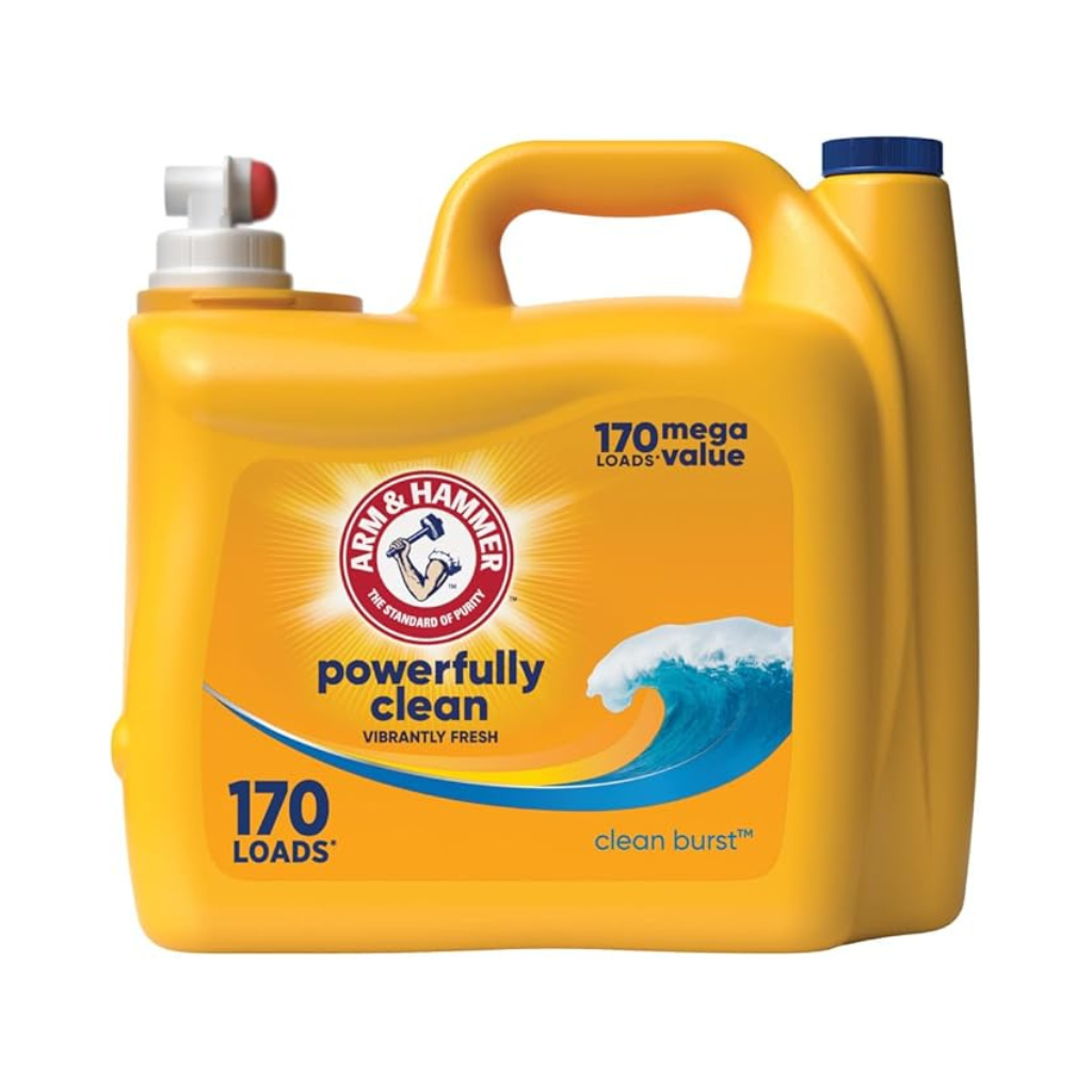 Arm & Hammer Liquid Laundry 170 oz Clean Burst dual HE / 170 loads Pack 2