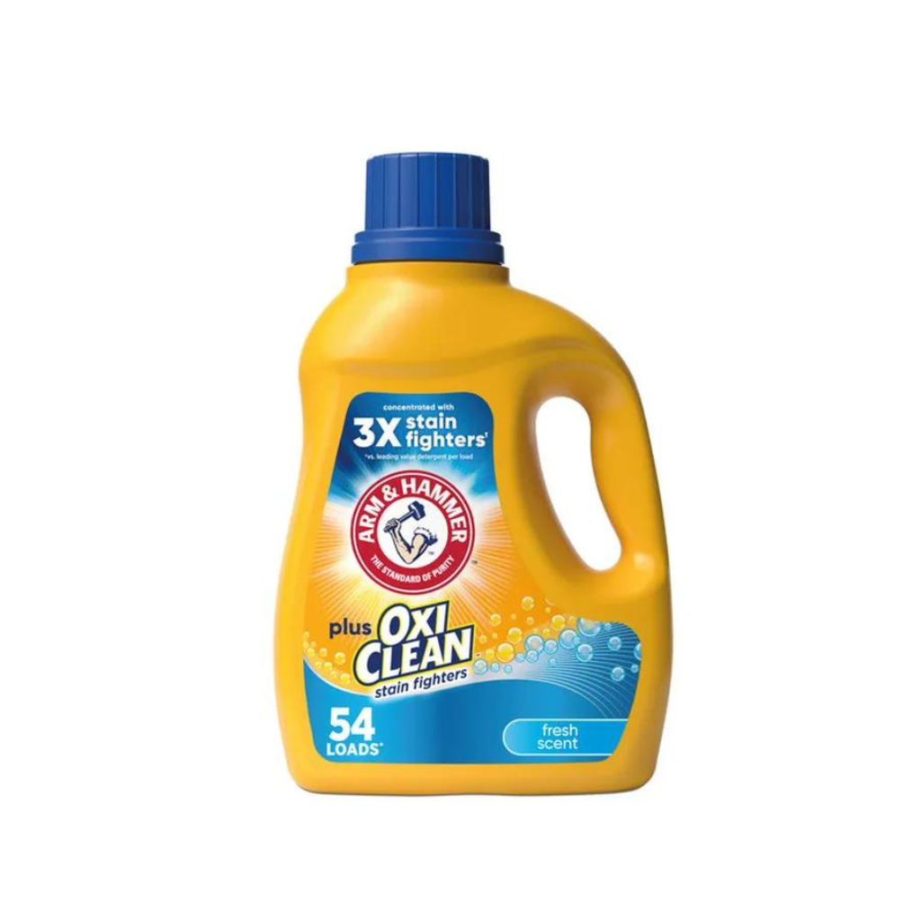 Arm & Hammer Liquid Laundry 70.5oz Fresh Scent Plus Oxi Clean / 54 loads Pack 6