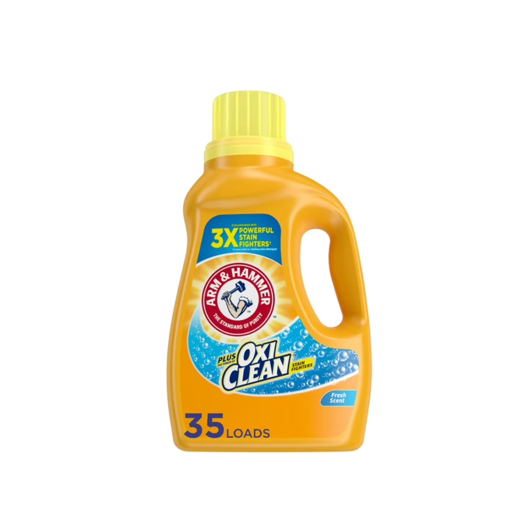 Arm & Hammer Liquid Laundry  45.5oz Plus OxiClean Fade Defense / 35 Loads Pack 8