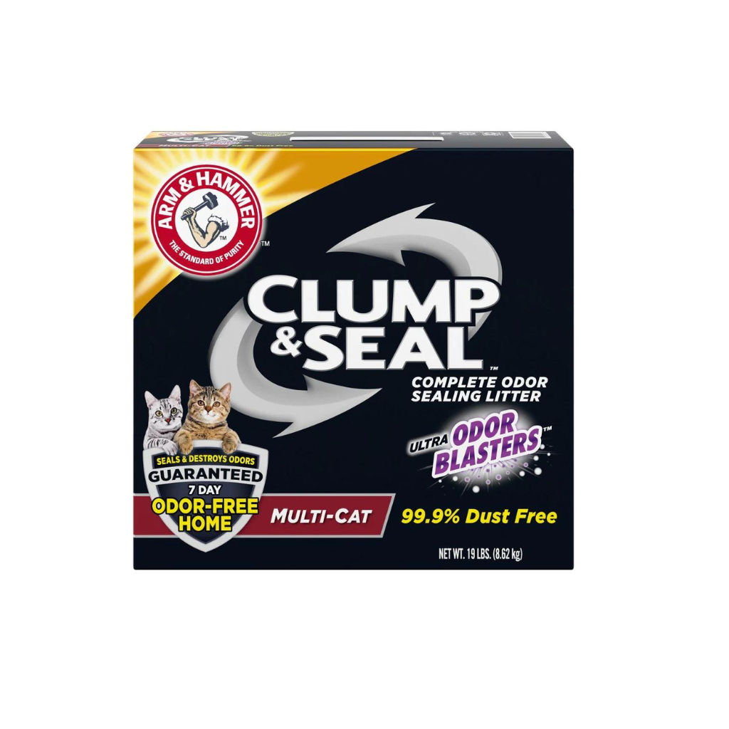 Arm & Hammer Clump & Seal™ with Odor Blasters Multi-Cat 19lb Pack 2