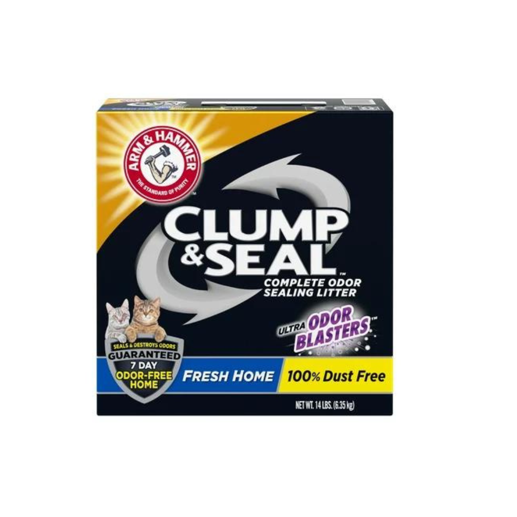 Arm & Hammer Clump & Seal™ with Odor Blasters  Fresh Home 14lb Pack 3