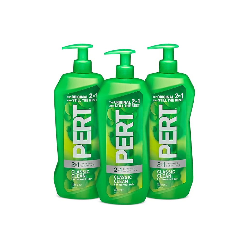 Pert Classic Clean 2 in 1 Shampoo and Conditioner, 33.8oz Pack of 3