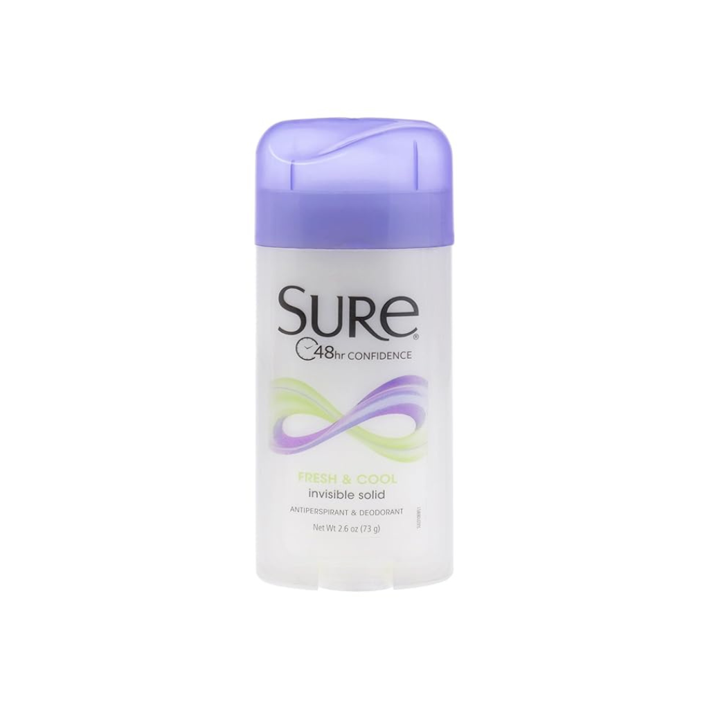 Sure Deodorant 2.6oz Invisible Solid Fresh & Cool Pack of 12