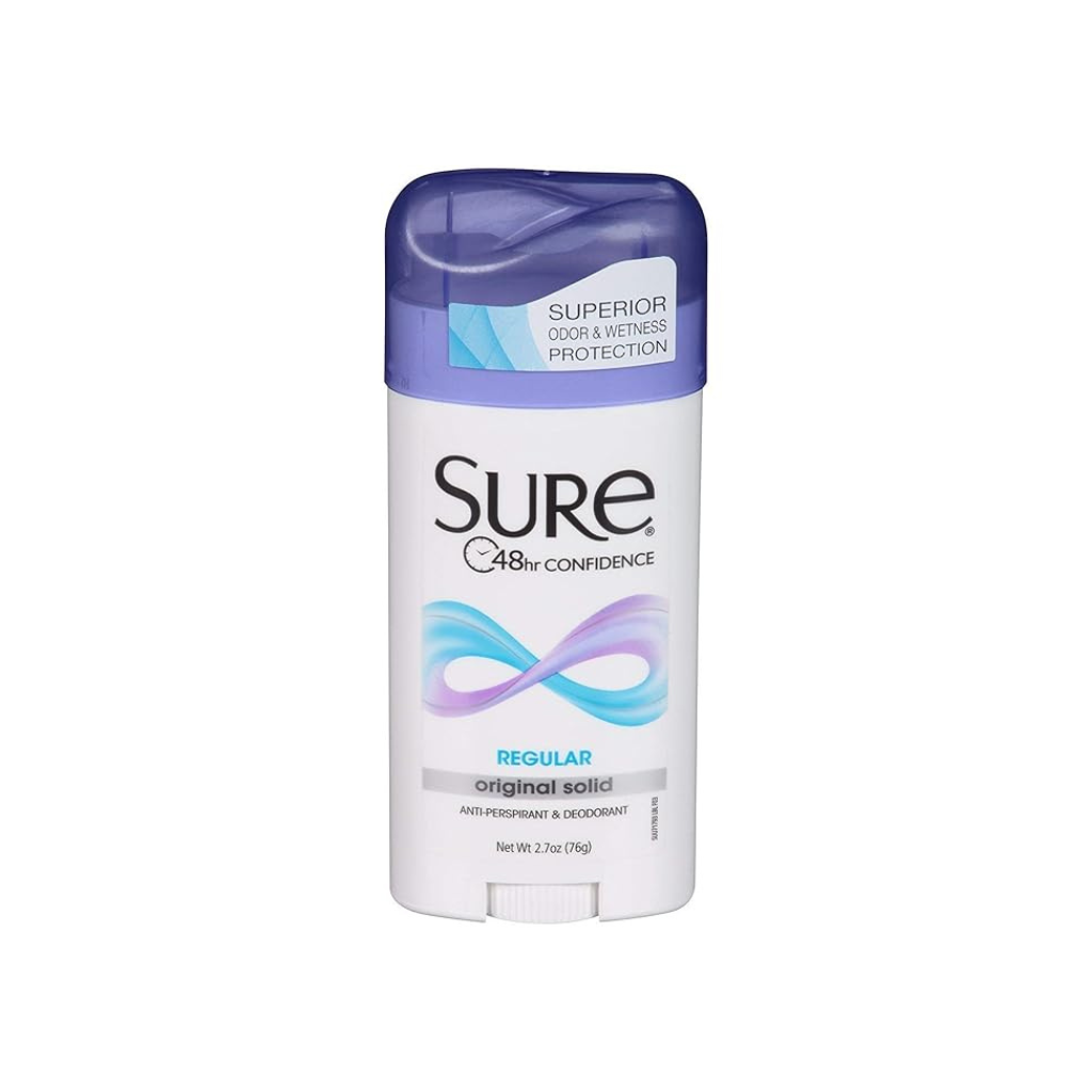 Sure Original Solid Regular Scent Deodorant 2.7 oz Pack of 12