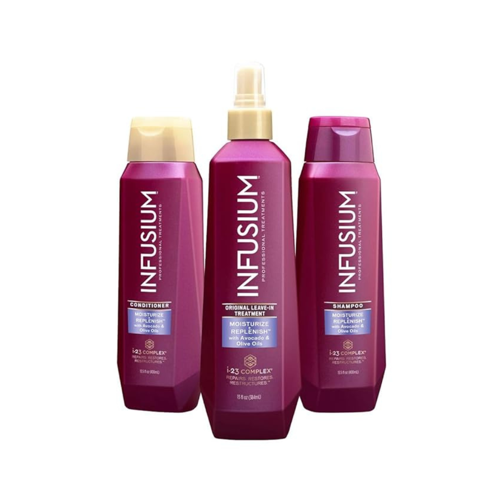 Infusium Moisturize & Replenish Shampoo Conditioner 13.5 Oz Pack of 6