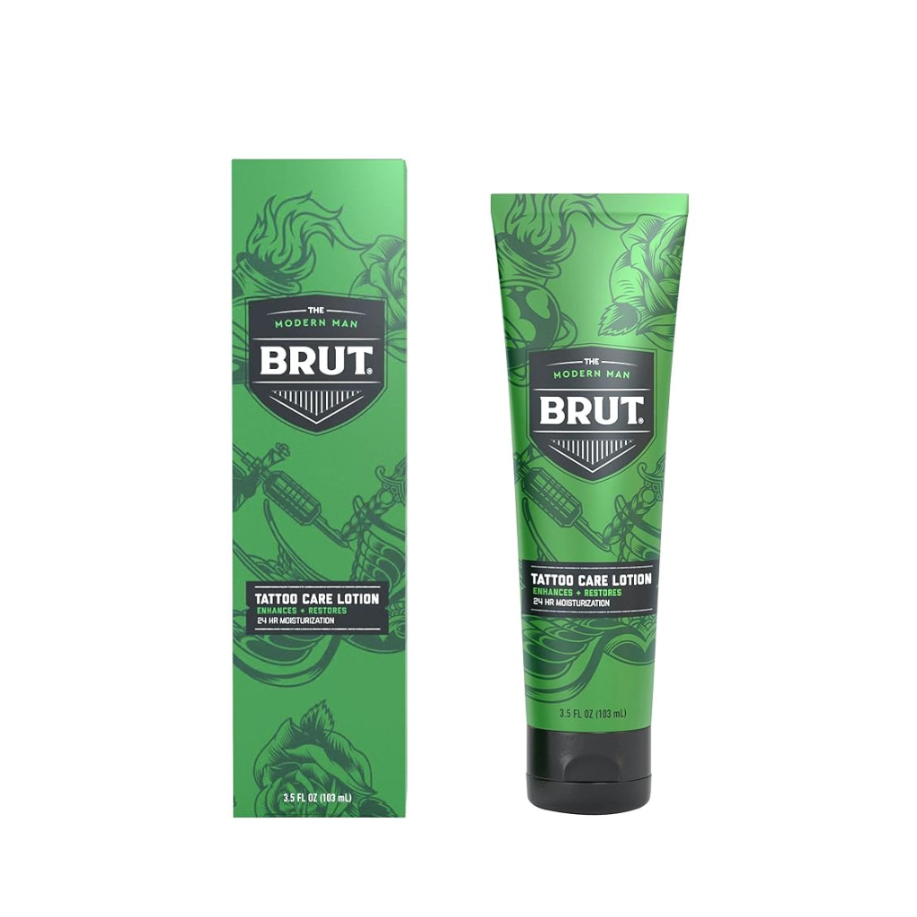 Brut Tattoo Care Lotion Pack of 12 Size 3.5 FL OZ