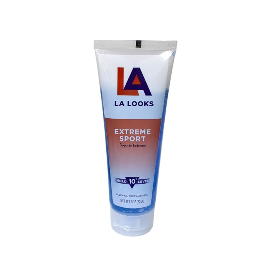 LA Looks Styling Gel Extreme Sport Level 10+ Hold, 8 Oz Pack of 12