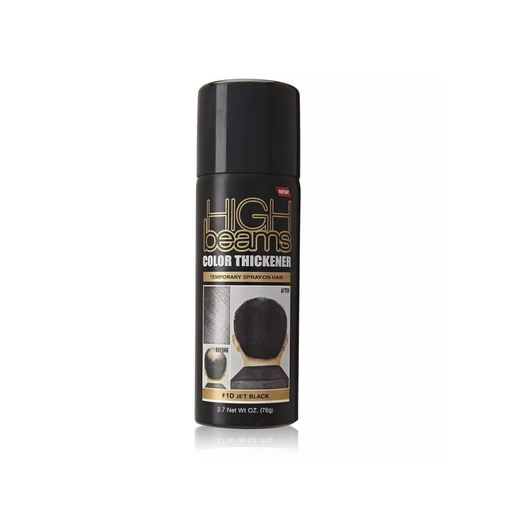 High Beams Color Thickener Jet Black 2.7Oz pack of 6