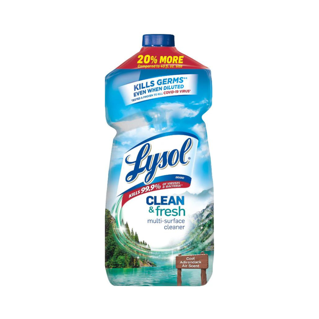 LYSOL® Clean & Fresh Multi-Surface Cleaner - Pourable Cool Adirondack Air 9/48 oz.