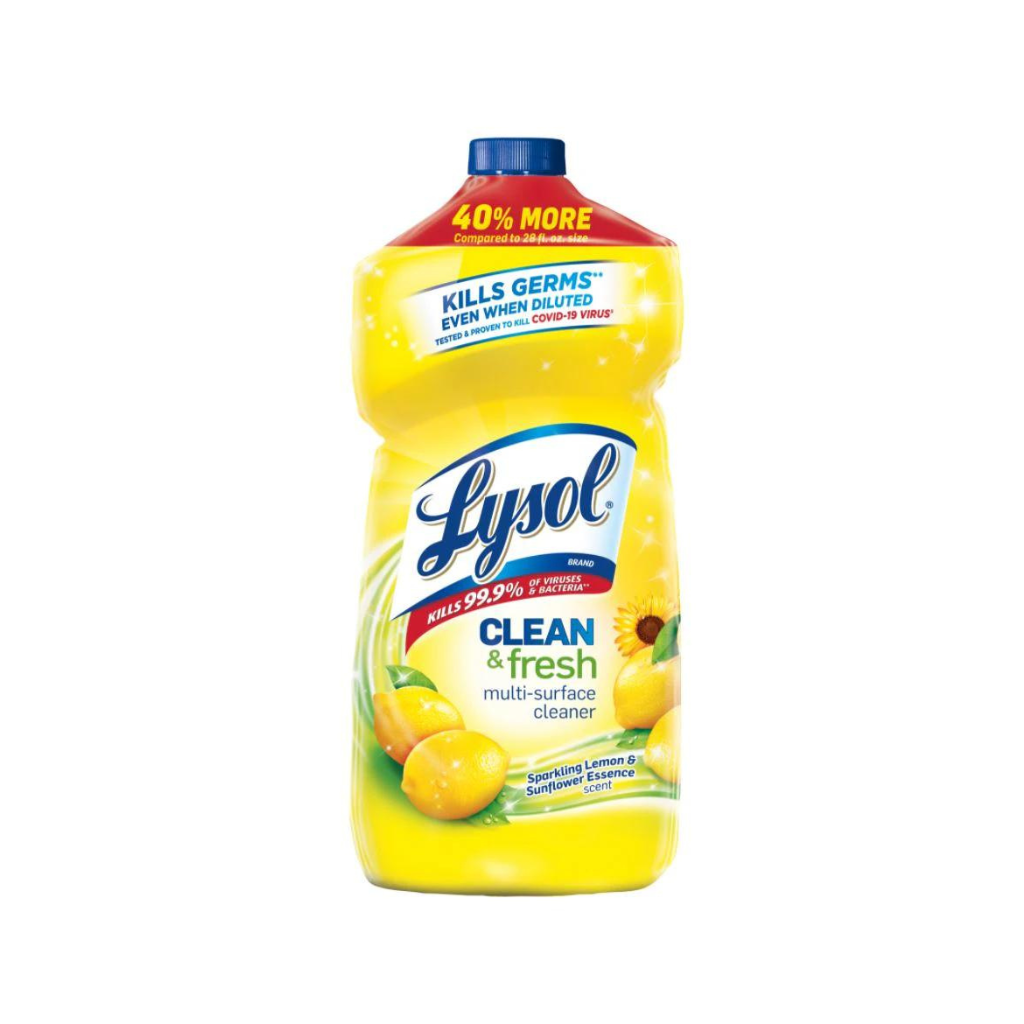 LYSOL® Clean & Fresh Multi-Surface Cleaner - Pourable Sparkling Lemon & Sunflower 9/48 oz.