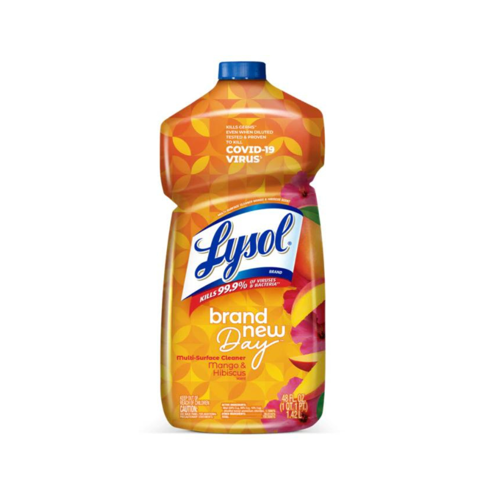 LYSOL® Multi-Surface Cleaner - Pourable Brand New Day Mango & Hibiscus 9/40 oz.