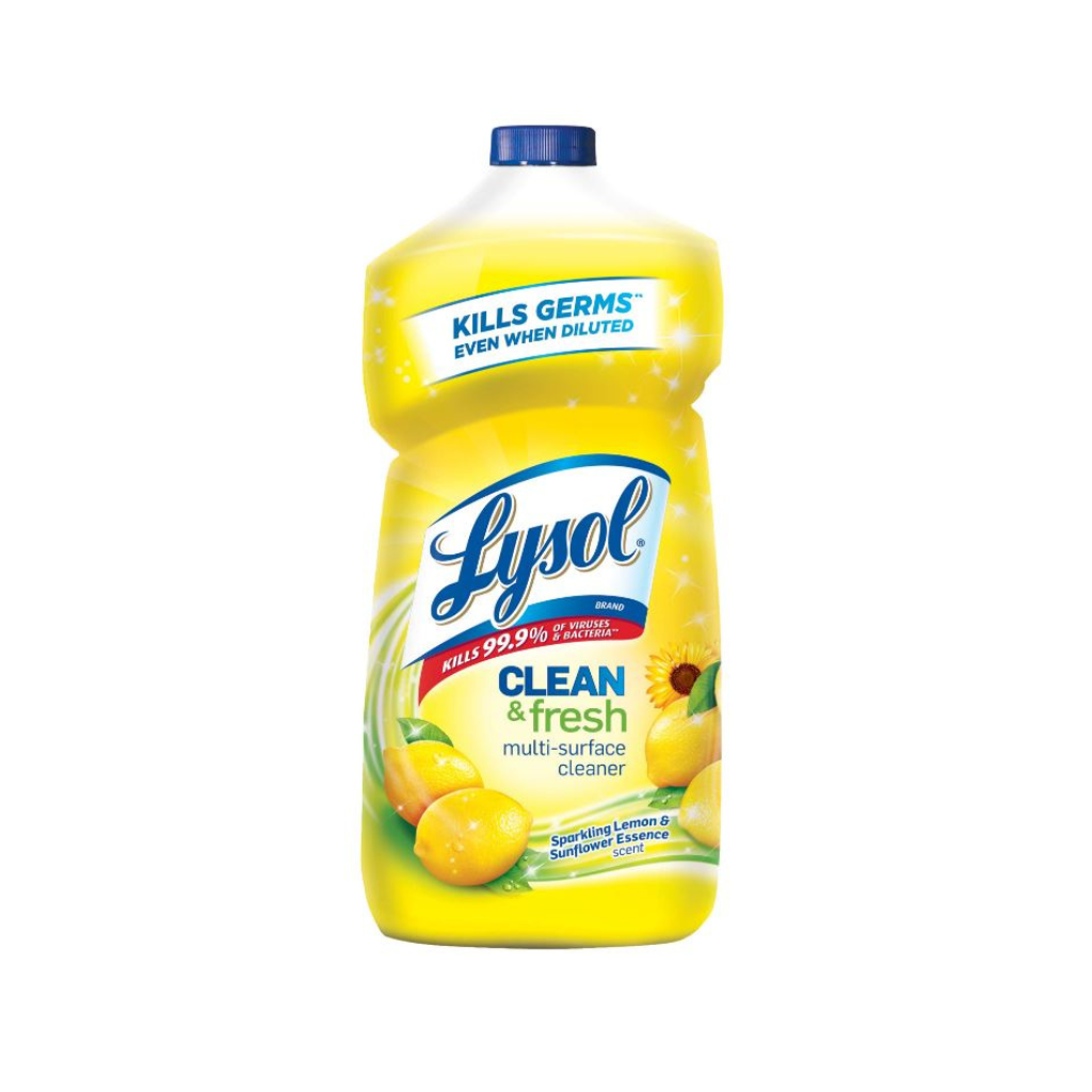 LYSOL® Clean & Fresh Multi-Surface Cleaner - Pourable Sparkling Lemon & Sunflower 9/40 oz.